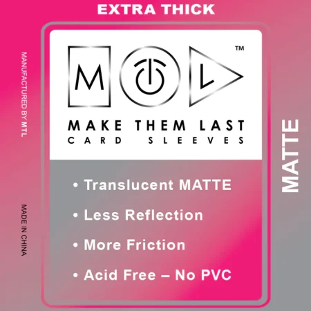 Ovitki MTL 80 X 120 mm, prosojni THICK MATTE, 50 kosov
