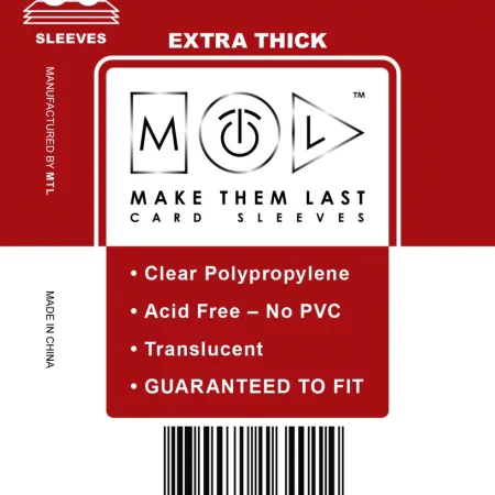 Ovitki MTL 102 x 128 mm, prosojni THICK, 50 kosov