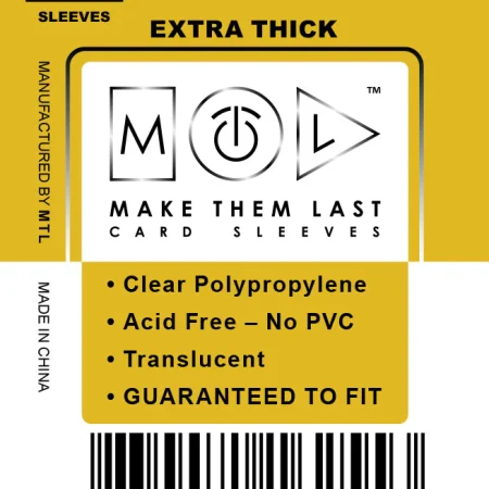 Ovitki MTL 55x75mm, prosojni THICK, 50 kosov