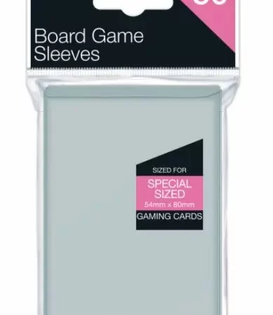 Ultra Pro - Board Game Sleeves - 54x80mm CLEAR (50 Sleeves)