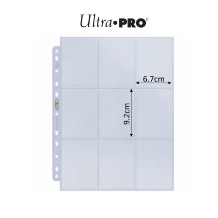 Ultra Pro list za fascikel - 9 žepkov