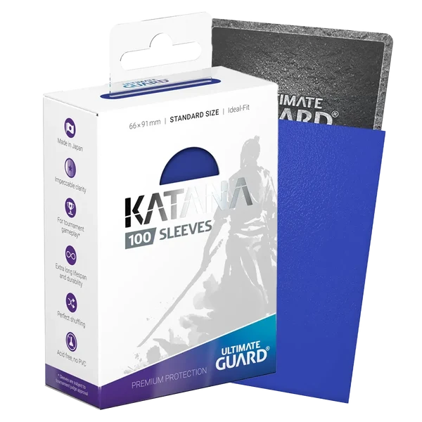 Ultimate Guard Katana Sleeves Standard Size Blue