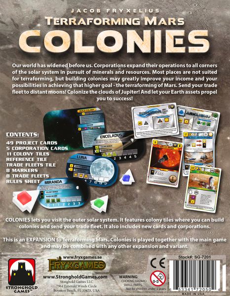 Terraforming Mars The Colonies
