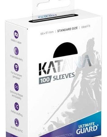 Ultimate Guard Katana Sleeves Standard Size Black