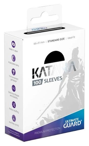 Ultimate Guard Katana Sleeves Standard Size Black