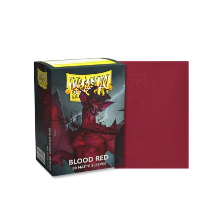 DS - Standard Sleeves: Blood Red [Matte] (100 Sleeves)