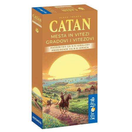 Družabna igra Catan za 5/6 igralca Mesta in vitezi