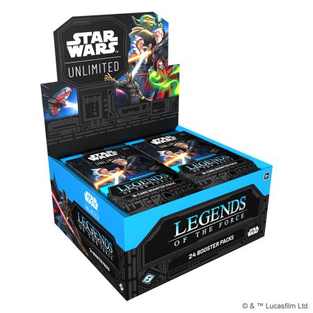 FFG - Star Wars Unlimited - Legends of the Force Carbonite Booster Display (24 Booster)