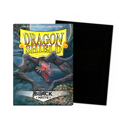 DS - Standard Sleeves: Black [Matte] (100 Sleeves)
