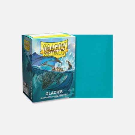 DS - Standard Dual Sleeves: Glacier [Matte] (100 Sleeves)