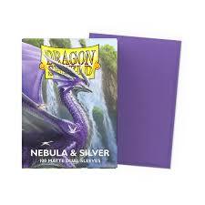 DS - Standard Dual Sleeves: Nebula & Silver [Matte] (100 Sleeves)